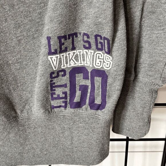 Victoria's‎ Secret Pink Minnesota Vikings Hoodie Womens XS Grey Vintage NFL - Picture 3 of 10